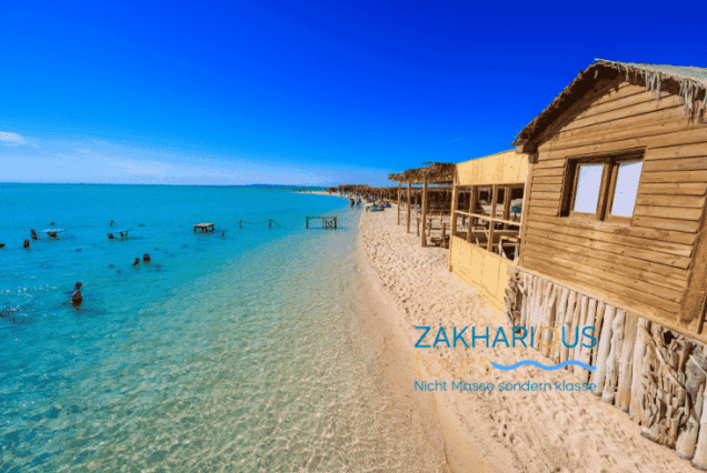 Privater Orange Bay Insel Ausflug mit Speedboot ab El Gouna