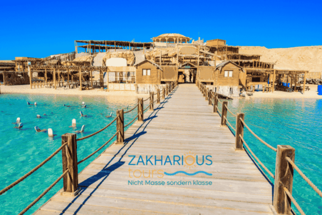 Orange Bay Insel Hurghada: Schnorcheln Ausflug & Bootsausflug ab El Gouna